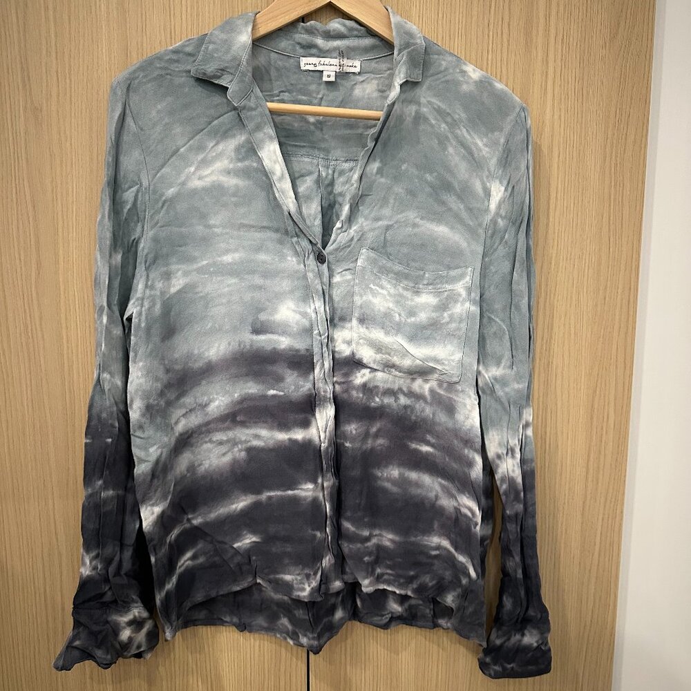 Young Fabulous & Broke Tie-Dye Button Down - Size Small
